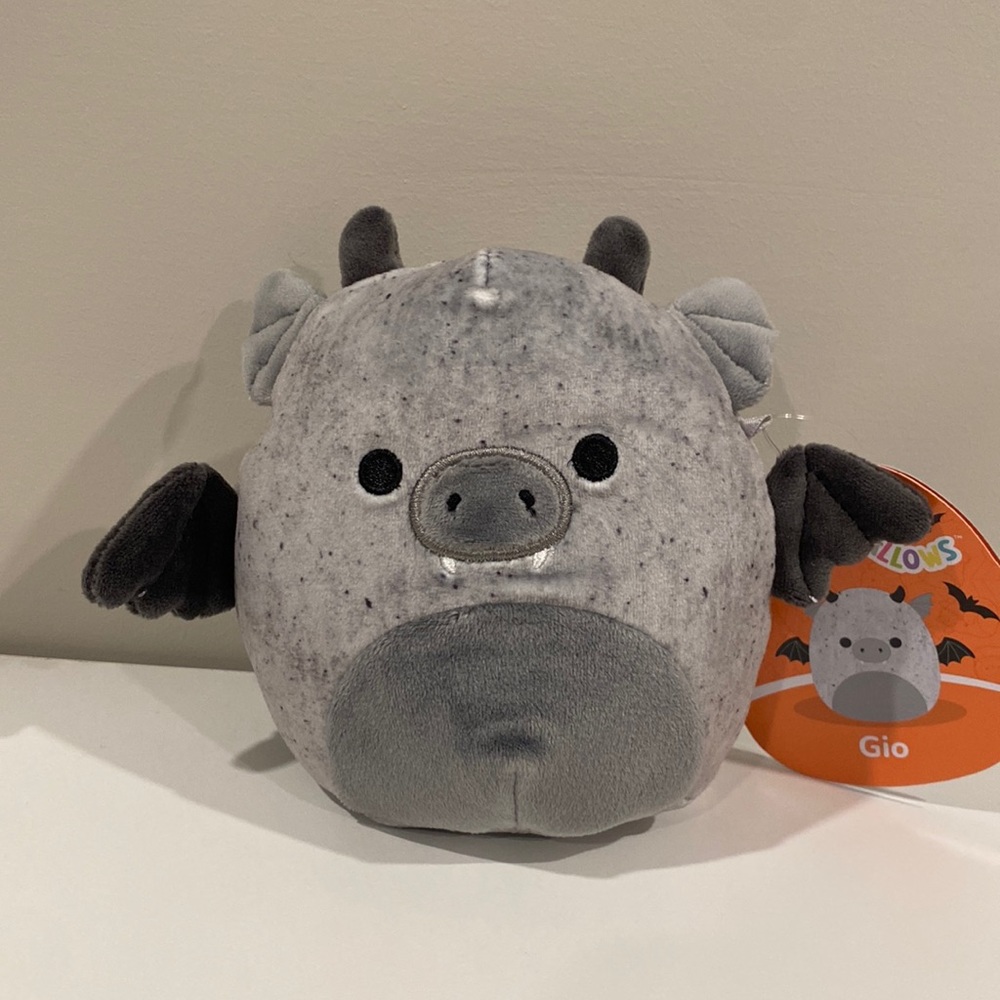 Squishmallow Gio the Gargoyle 4” Halloween 2023 NWT
